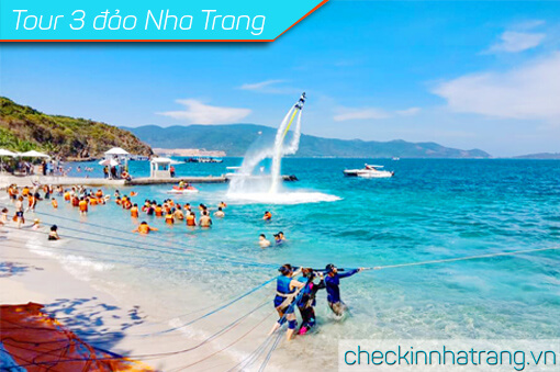 Tour 3 đảo Nha Trang bằng cano - Hoàn 100% tiền nếu không hài lòng